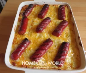 Frank & Potato Bake Recipe