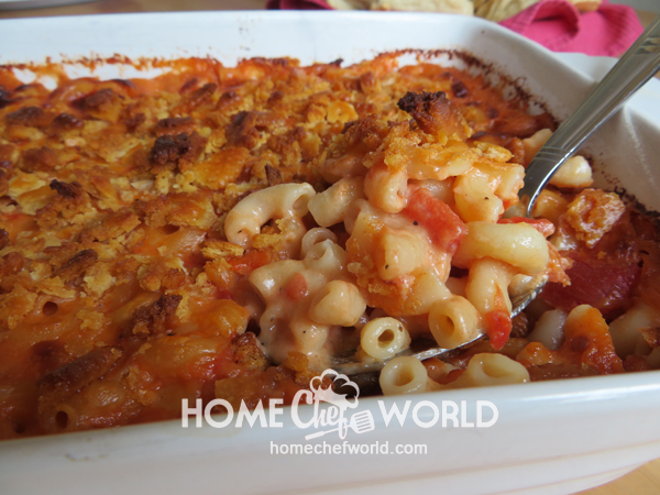 Best Dishing Up Macaroni & Cheese with Tomatoes
