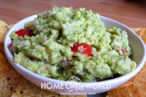 Avocado Guacamole Recipe Presentation