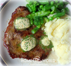 Cube Steak with Garlic & Parsley Butter Recipe
