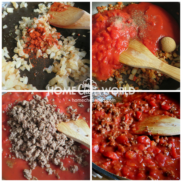 Making the Sauce for Cabbage Roll Casserole