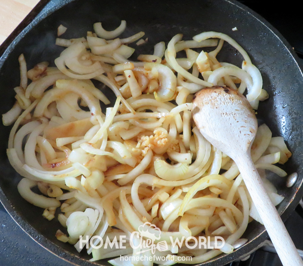 Softening Onions Garlic Swiss Steak