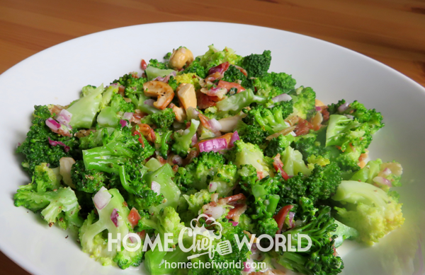 Broccoli Salad on Plate