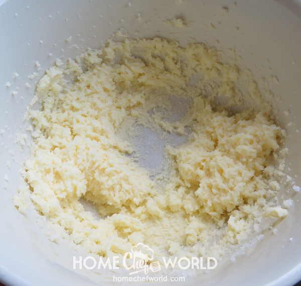 Creaming Butter and Sugar for Strawberry Bread Recipe