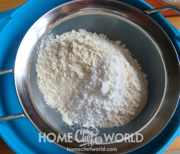 Sifting Flour and Baking Powder