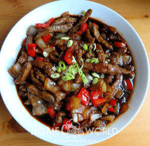 Crispy Orange Beef Dish