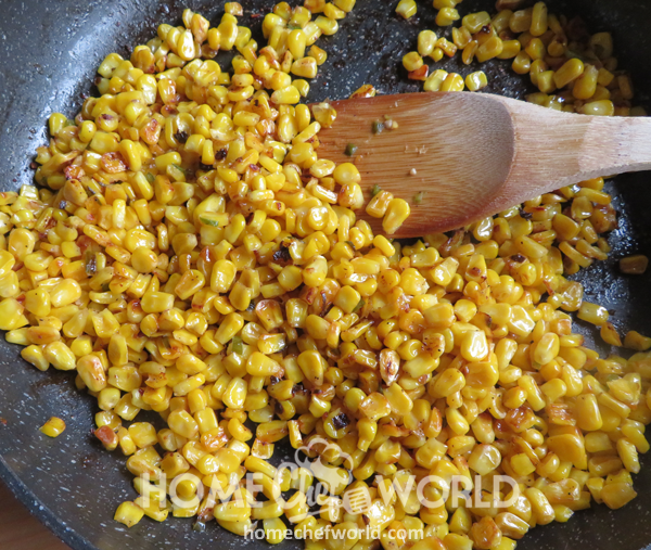 Mexican Corn Dip Caramelised Corn