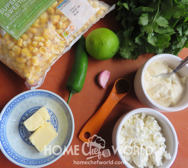 Mexican Corn Dip Ingredients