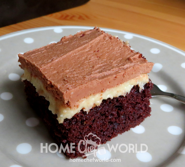 Chocolate Ho Ho Cake Presentation