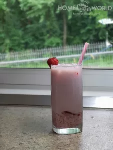 Homemade Strawberry Milk Tea