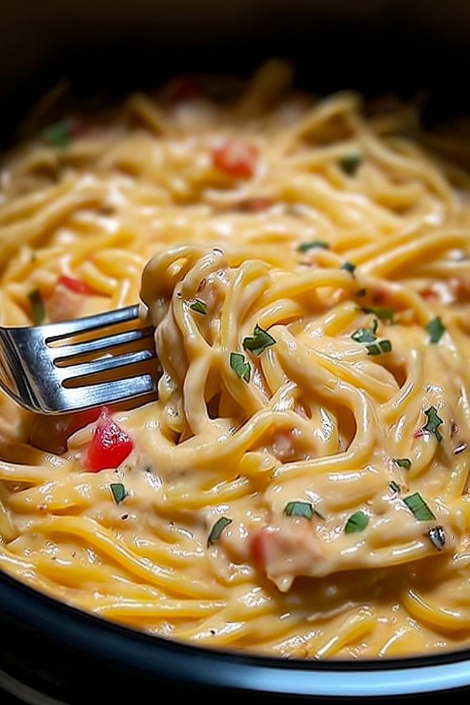 Creamy Crockpot Chicken Spaghetti Home Chef World