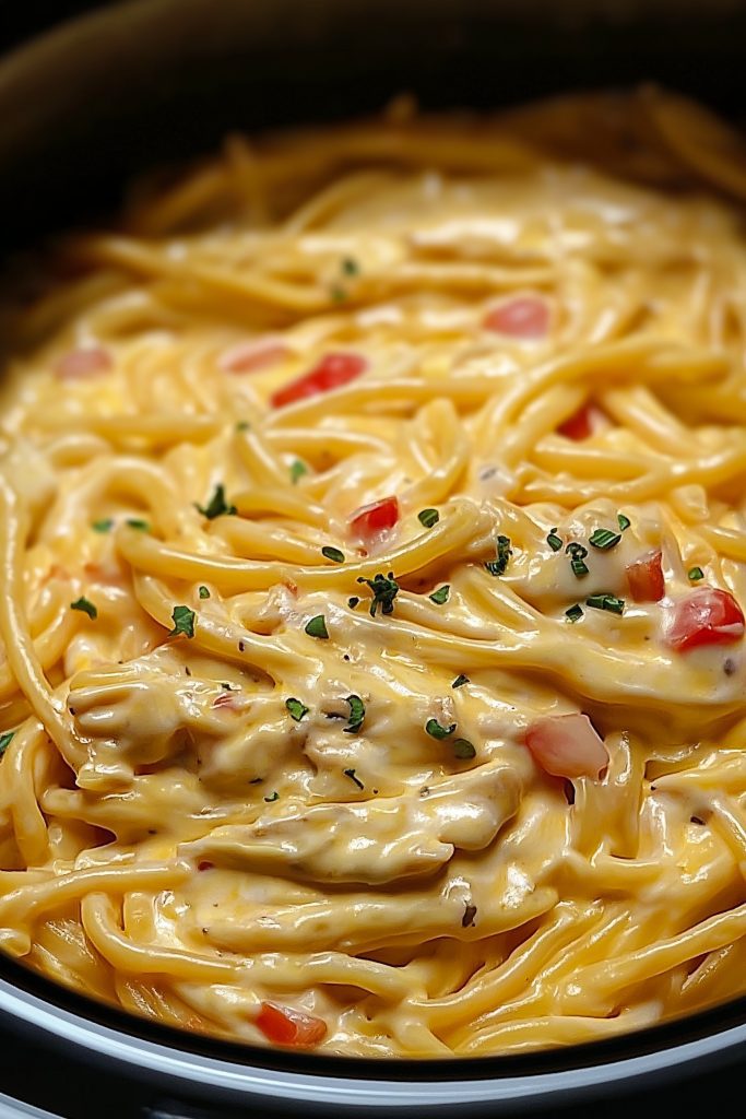 Creamy Crockpot Chicken Spaghetti Home Chef World
